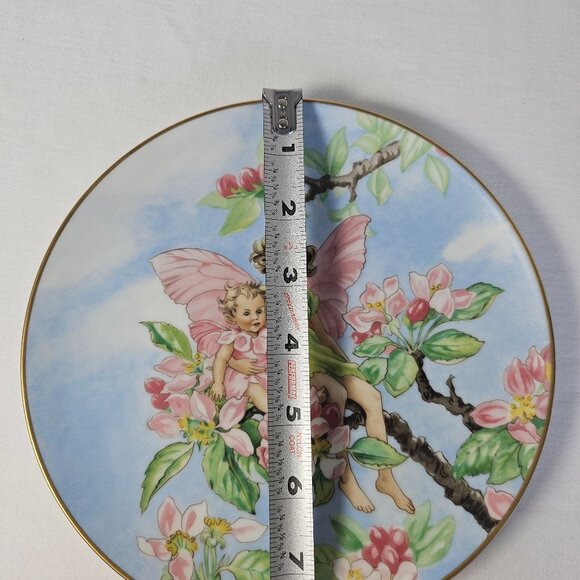 Villeroy And Boch The Apple Blossom Fairy Porcelain Plate 6th Issue Germany - Picture 8 of 9